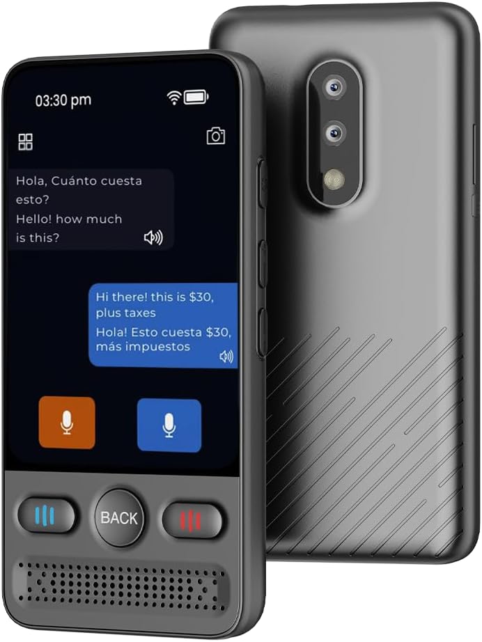 Herpla Language Translator Device, Voice/Text Bidirection Word Translator, 138 Languages Online/Offline Translator For business And Learning - Image 1